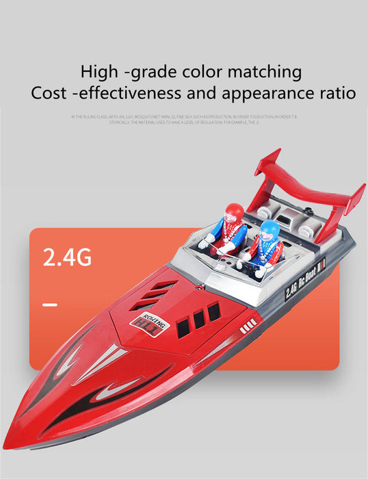 High-Speed H11 2.4G 4CH RC Boat - Waterproof, 20km/h Electric Racing Speedboat for Lakes & Pools - Perfect Remote Control Toy for Kids & Adults