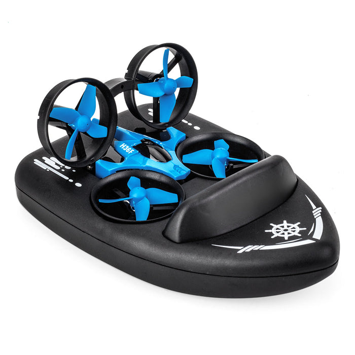 JJRC H36F Terzetto 1/20 - 2.4G 3-in-1 RC Boat, Flying Drone & Land Driving Vehicle - Perfect for Adventure Seekers and Hobby Enthusiasts