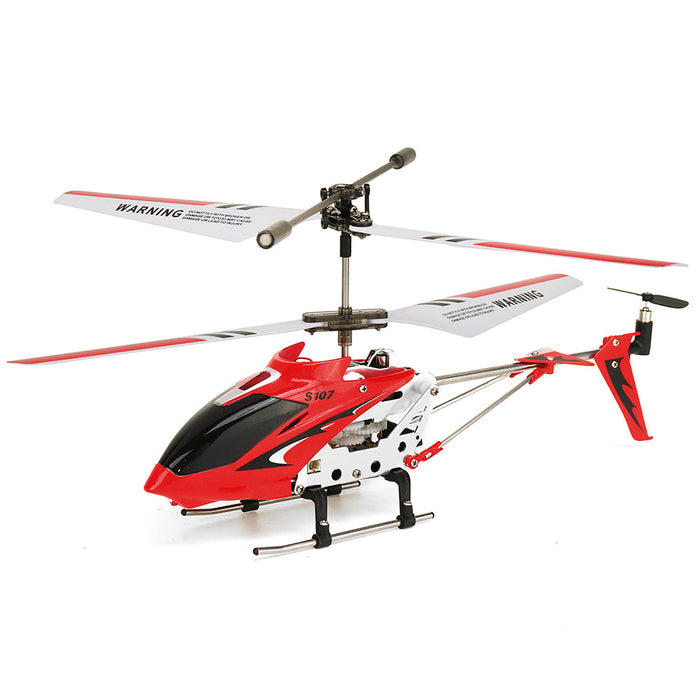 SYMA S107G - 3CH Infrared Mini Remote Control Helicopter with Gyro, Anti-Collision & Anti-Fall Features - Perfect Toy for Kids & Indoor Use