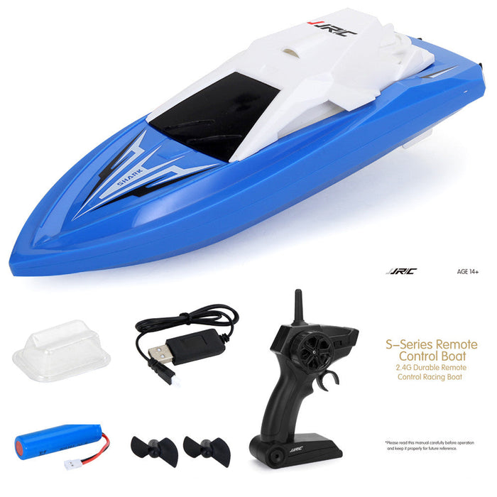 JJRC S5 Shark 1/47 - 2.4G Electric RC Boat with Dual Motor & Racing RTR Ship Model - Perfect for Water Sports Enthusiasts & Competitive Racing Fans