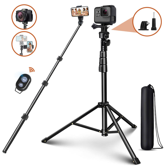 ELEGIANT EGS-08 - Multifunctional Selfie Stick with Adjustable 1.3m Telescopic Tripod Stand and Remote Shutter - Perfect for Camera Phone Photography Enthusiasts