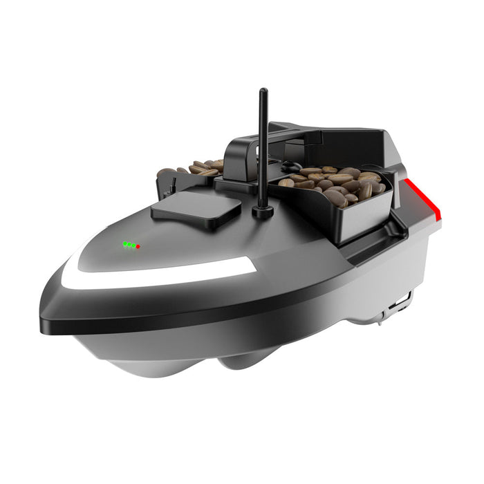 Flytec V801 RTR - 2.4G 4CH Fishing Bait RC Boat with 500m Distance, LED Lights & Intelligent Three Hoppers - Perfect for Fixed-Point Nesting & Speed Enthusiasts