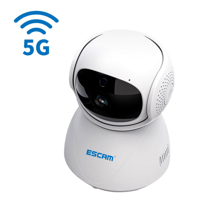 ESCAM PT201 - 1080P 2.4G 5G WiFi IP Auto Tracking Camera with Cloud Storage & Two-Way Voice - Smart Night Vision for Home Security