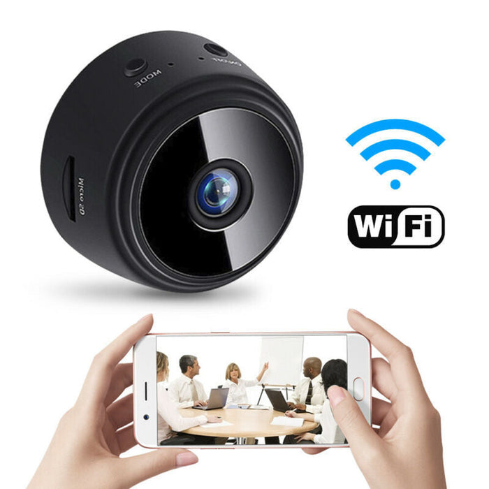 A9 1080P Wifi Mini Hidden Camera - Moving Detection, Night Vision, Remote Monitoring, Wireless Surveillance - Ideal for Home Security and Nanny Monitoring