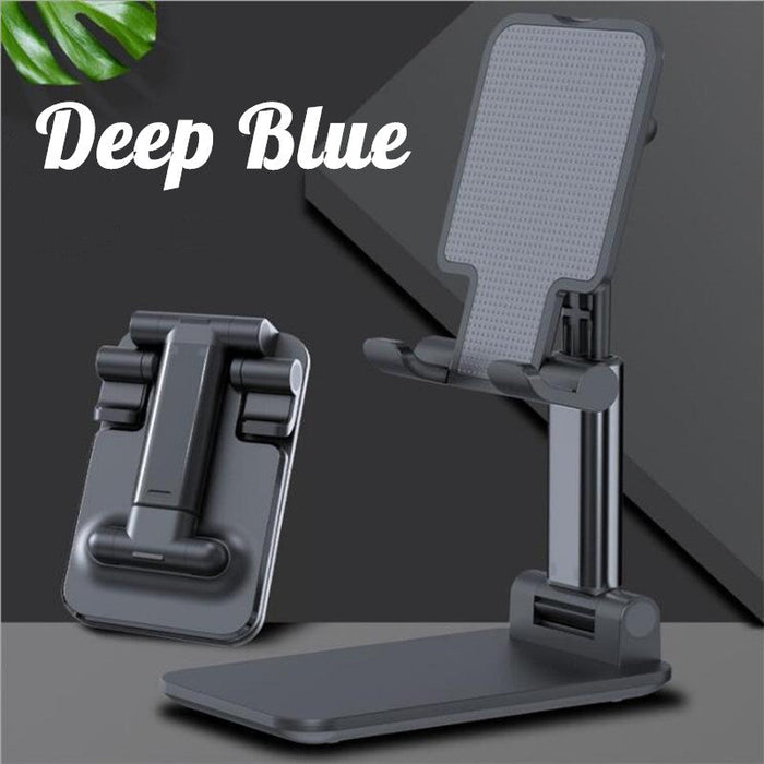 Universal Folding Telescopic Stand - Desktop Mobile Phone and Tablet Holder Compatible with iPad Air, iPhone 12, XS, 11 Pro, POCO X3 NFC - Ideal for Hands-free Device Viewing and Usage