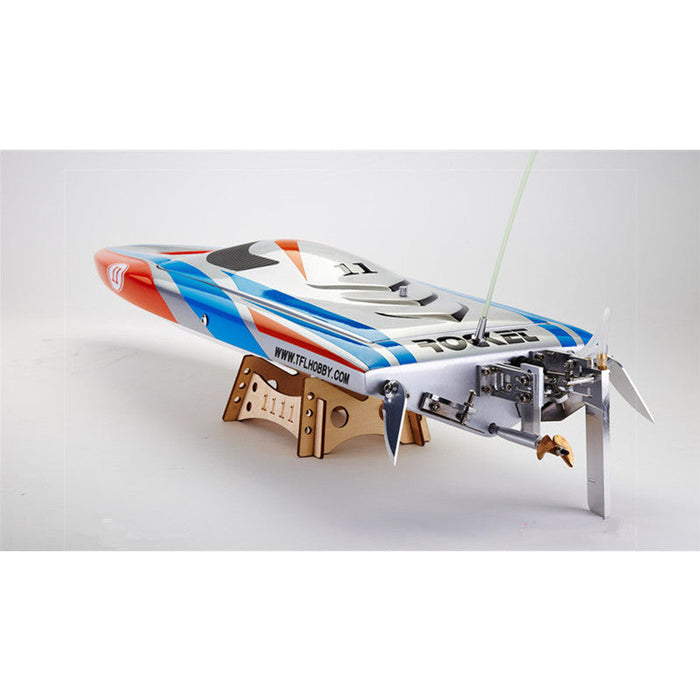 TFL Hobby 1111 Rocket FSR-OF - 65cm Racing Boat with 2958/2881KV Brushless Motor & 70A ESC Fiberglass - Ideal for RC Boat Enthusiasts