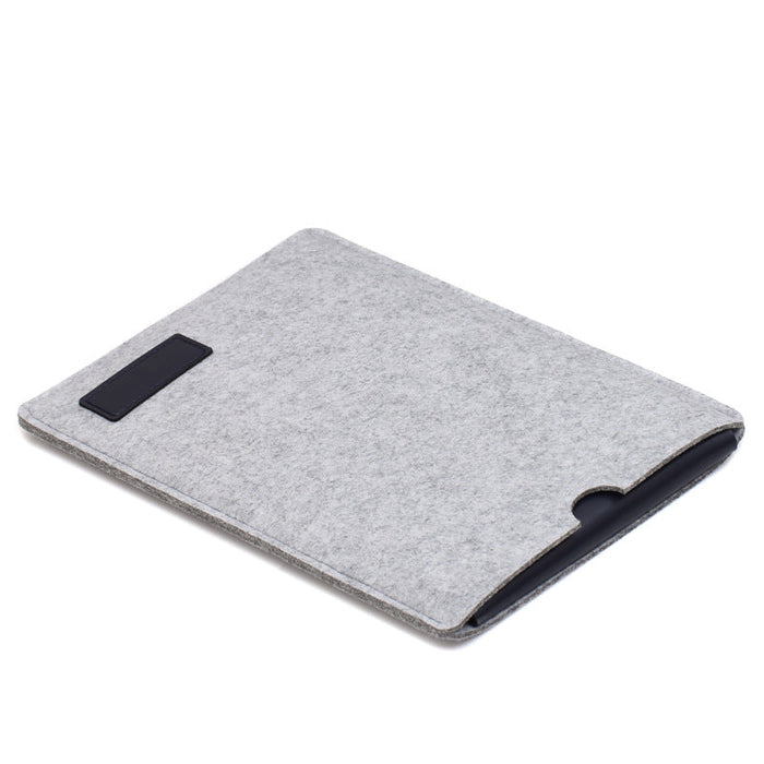 Felt Laptop Bag - Soft Protective Sleeve with Mouse Pad Design for 11-15 inch Laptops, MacBooks, Tablets - Ideal for Students and Professionals