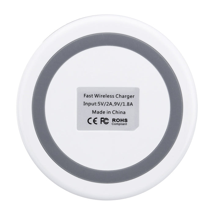 Bakeey 10W Qi Wireless Charger - Quick Charge, Fast Charging, Mirror Face, LED Ring Indicator - Ideal for Effortless and Stylish Charging on the Go