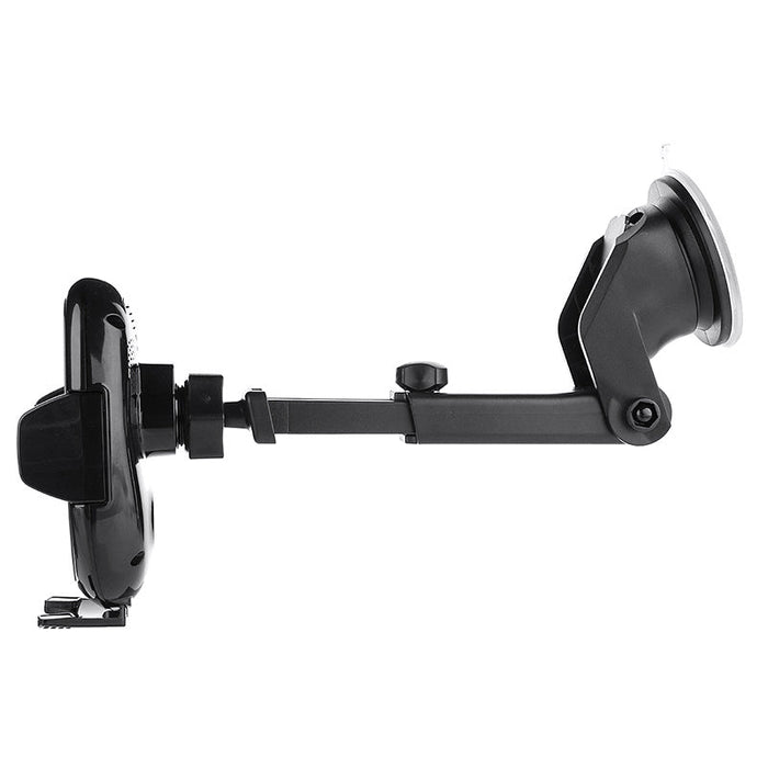 Universal - 10W 7.5W 5W Auto-Locking Qi Wireless Fast Charge Car Mount Holder for Samsung Mobile - Ideal for Seamless, Fast Charging On the Go