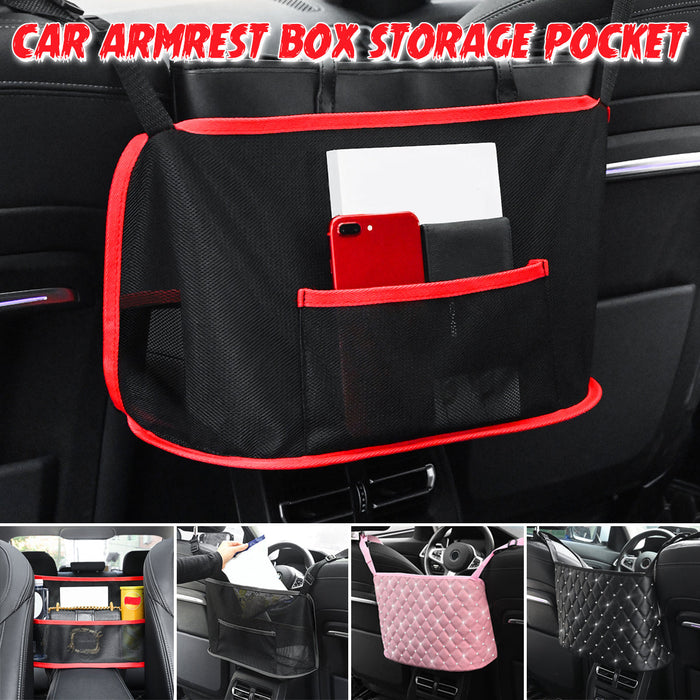 Universal - Car Seat Hanging Bag with Large Capacity, Mobile Phone Handbag Storage - Ideal Container Holder Organizer for Cars