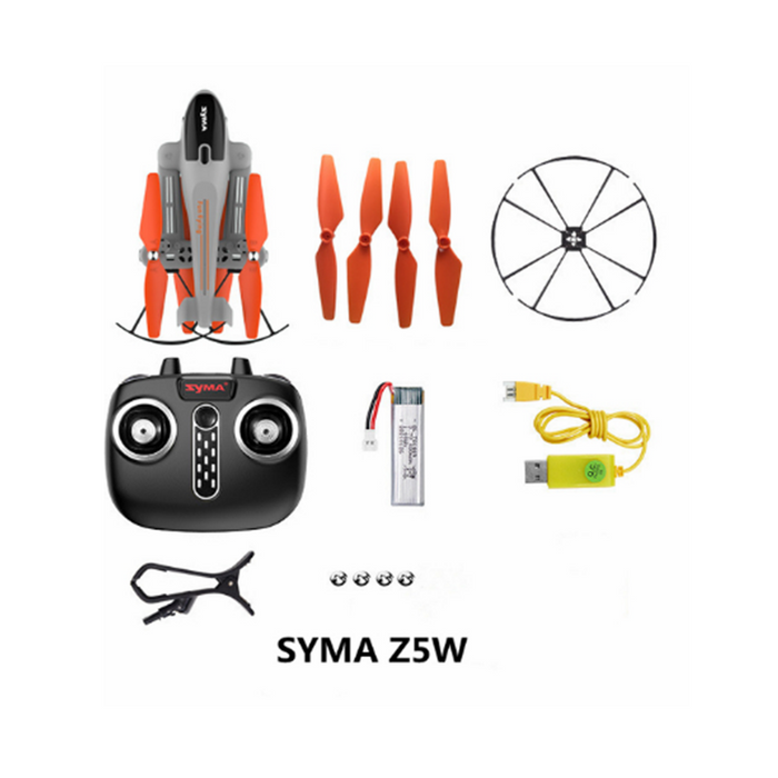 SYMA Z5W - 4CH 1080P Camera Foldable Hovering Altitude Hold RC Helicopter - Ideal for Drone Enthusiasts and Adventurous Flyers