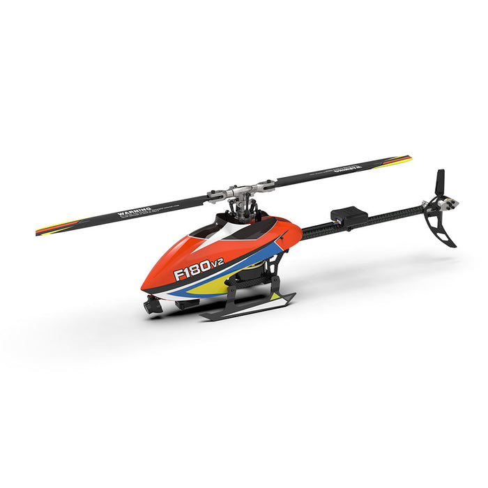 YXZNRC F180 V2 - 6CH 6-Axis Gyro GPS + Optical Flow Localization, 5.8G FPV Camera, Dual Brushless Direct Drive Motor - Flybarless RTF RC Helicopter for Enthusiasts