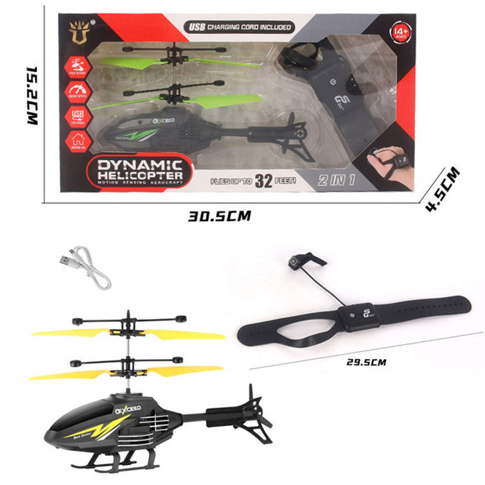 LH 1804 - 2CH Induction Suspended Smart Interactive RC Helicopter RTF - Perfect for Kids & RC Enthusiasts