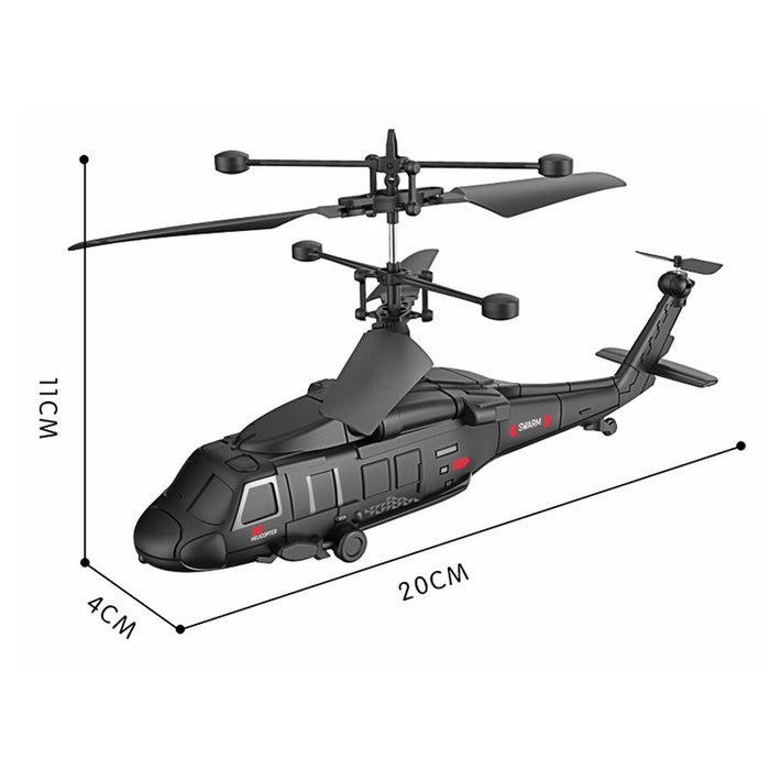 CH038 3.5CH - Tail-lock Gyroscope LED Light Military RC Helicopter RTF - Perfect for Enthusiasts and Novelty Gift Seekers