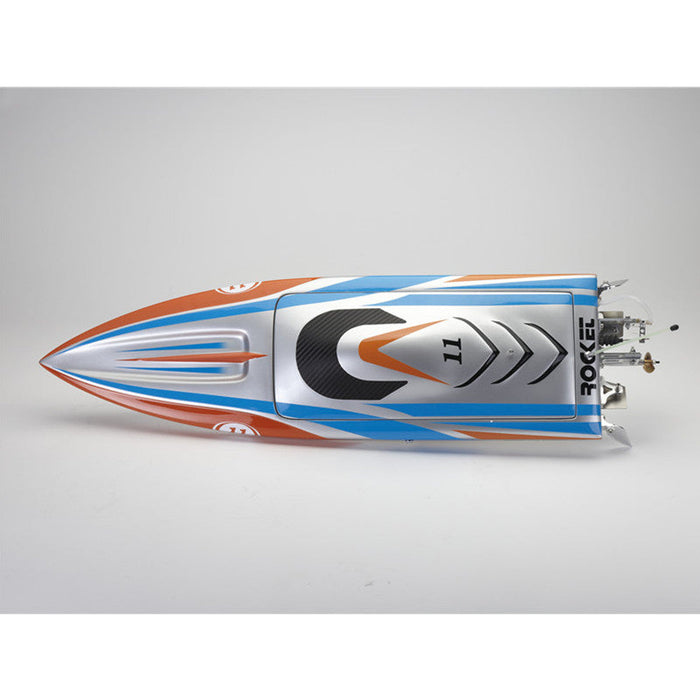 TFL Hobby 1111 Rocket FSR-OF - 65cm Racing Boat with 2958/2881KV Brushless Motor & 70A ESC Fiberglass - Ideal for RC Boat Enthusiasts