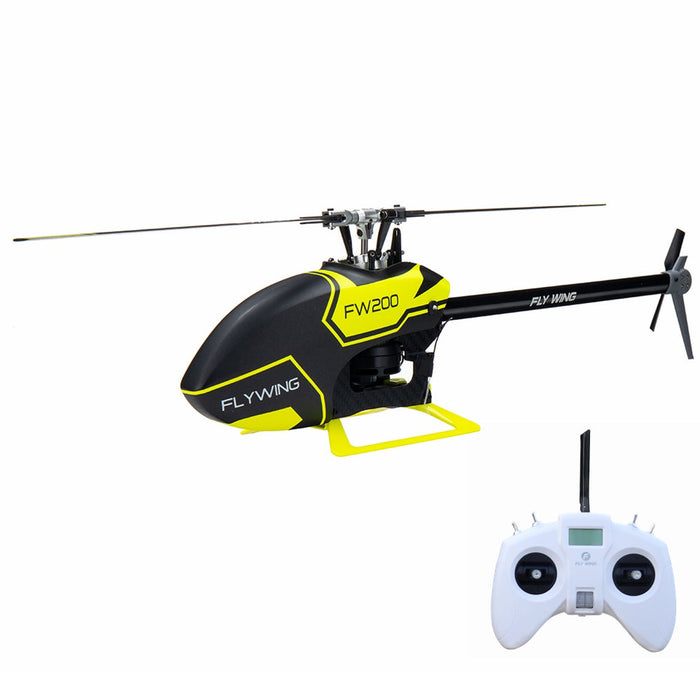 FLY WING FW200 - 6CH 3D Acrobatics GPS RC Helicopter with Altitude Hold, One-Key Return, APP Adjust & H1 V2 Flight Control System - Ideal for Aerial Stunts Enthusiasts