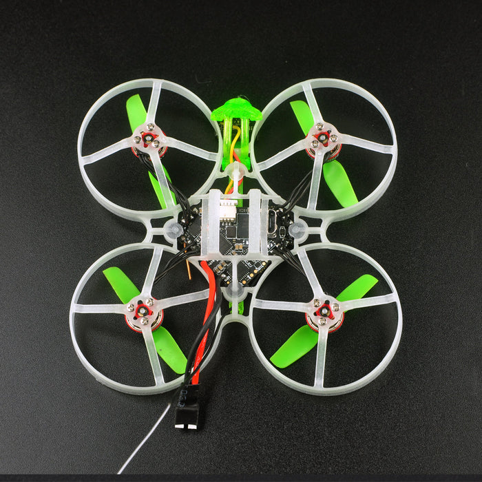 Happymodel Moblite7 - 75mm 1S Diamond F4 AIO 5A BB2 ESC Receiver, 25/200mW VTX Whoop FPV Racing Drone BNF - EX0802 19000KV Unibell Motor, Runcam Nano 3 800TVL Camera for High-Speed Racing