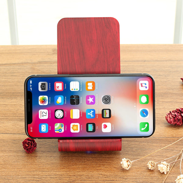 Bakeey Qi - Wooden Wireless Charger Desktop Holder for iPhone X, 8, 8Plus, Samsung S8, S7 Edge, Note 8 - Ideal for Keeping Your Devices Charged and Organized