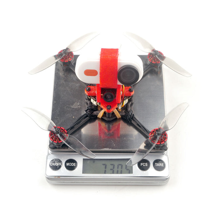 Happymodel Crux3 ELRS 1S - 115mm Wheelbase, 3-Inch F4 Toothpick FPV Racing Drone with 5.8G VTX & Caddx ANT 1200TVL Camera - Ideal for Fast-Paced Drone Races and Enhanced Video Quality