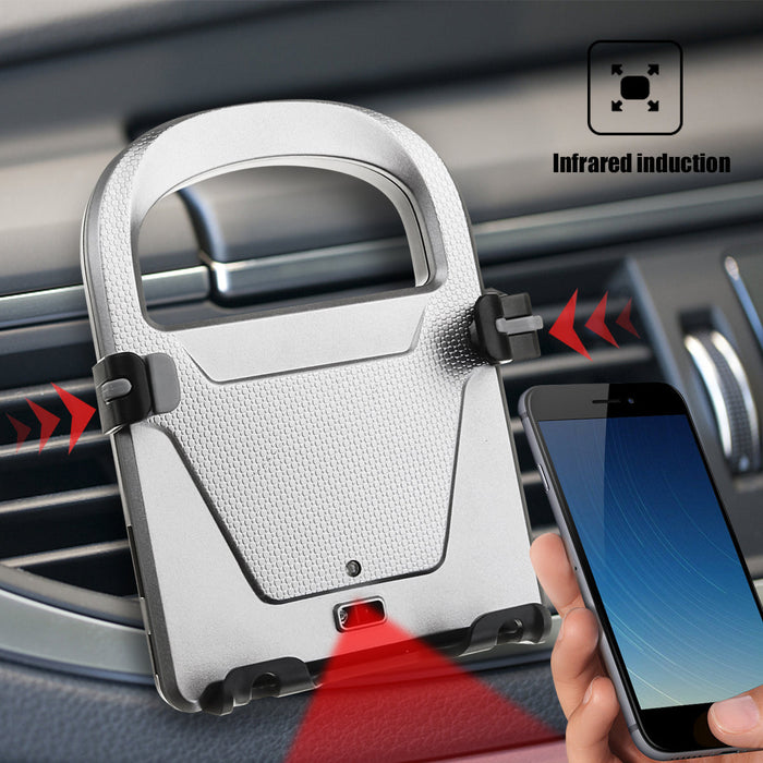 Auto USB IR Infrared Charger - Intelligent Motion Car Air Vent Holder for Smartphones - Ideal Solution for Handsfree, On The Move Charging