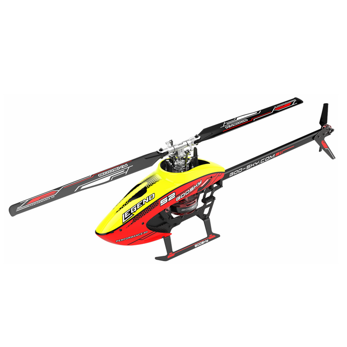 GOOSKY S2 6CH - 3D Aerobatic RC Helicopter with Dual Brushless Direct Drive Motors & GTS Flight Control System - Perfect for Advanced Flying Enthusiasts