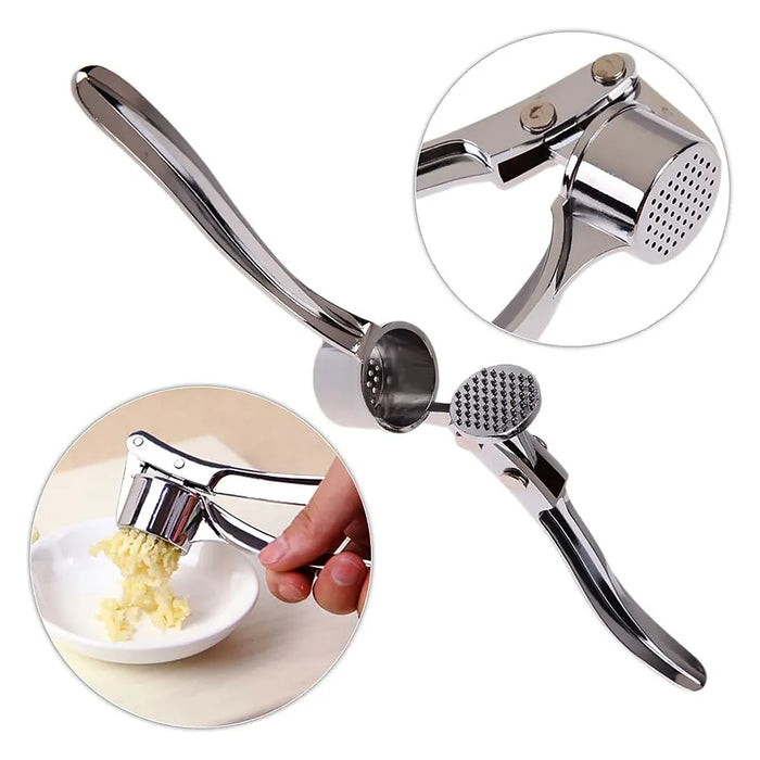 Garlic Press Crusher Mincer Kitchen Stainless Steel Garlic Smasher Squeezer Manual Press Grinding Tool Kitchen Accessories