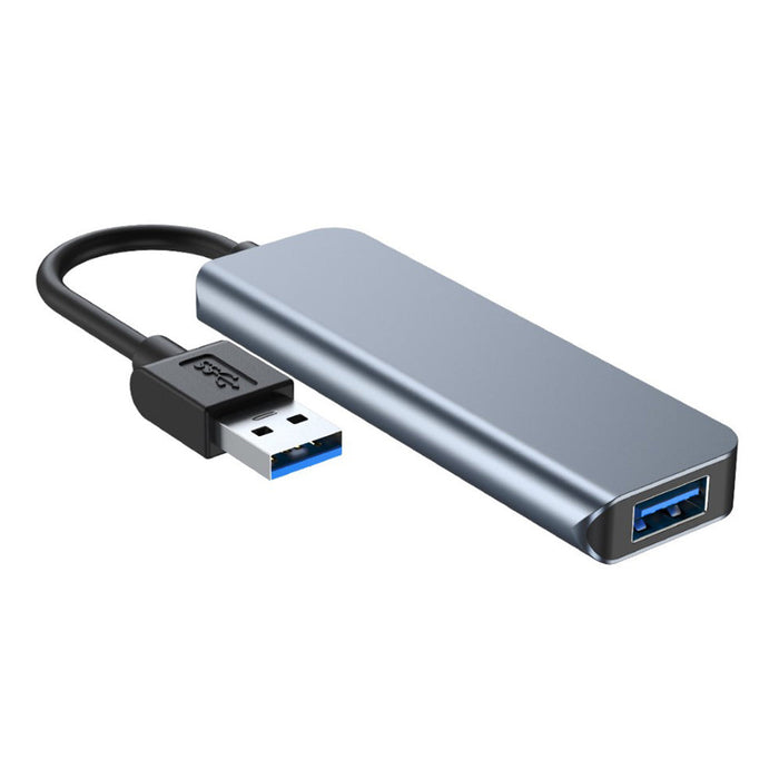 Mechzone BYL-2013U - 4-in-1 USB 3.0 Hub Docking Station & Adapter, USB 2.0 & 3.0 Compatibility - Ideal for PC, Laptop, Matebook, HUAWEI, XIAOMI, MacBook Pro Users