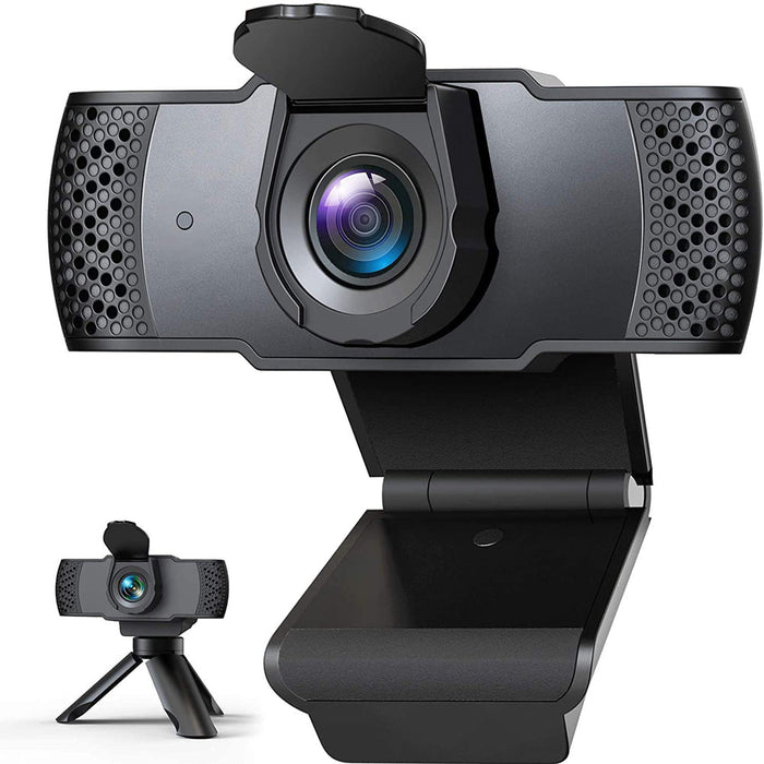 PRIPASO HD 1080P USB Camera - Autofocus, Manual Focus, Beauty Features for Live Streaming, Video Conferencing - Ideal for Online Classes & Meetings