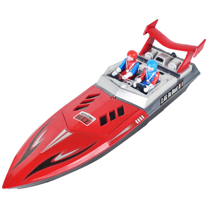 High-Speed H11 2.4G 4CH RC Boat - Waterproof, 20km/h Electric Racing Speedboat for Lakes & Pools - Perfect Remote Control Toy for Kids & Adults