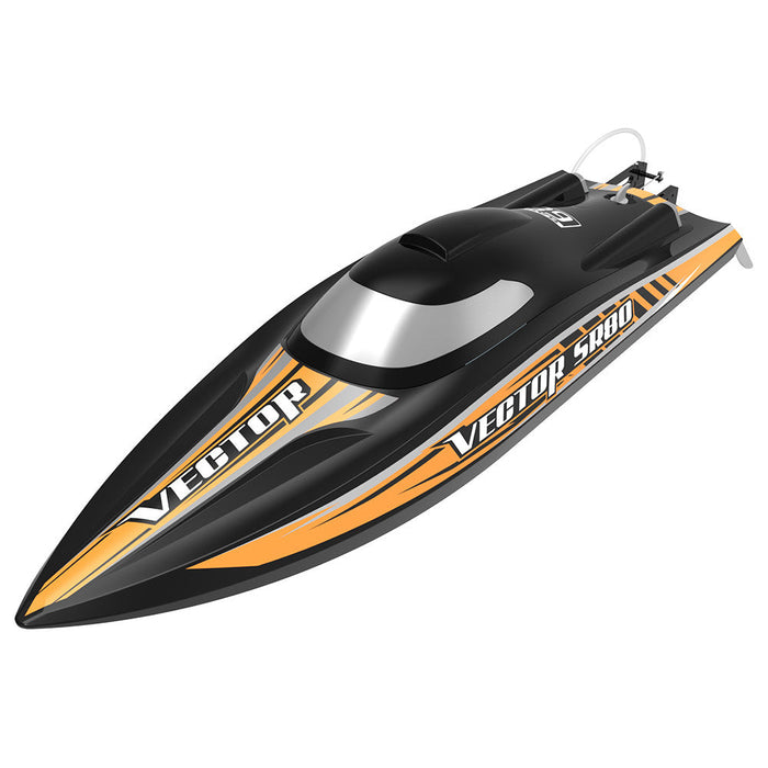 Volantexrc 798-4 Vector SR80 ARTR - 2.4G RC Boat with Auto Roll Back Feature, No Battery Charger - Perfect for Remote Control Boating Enthusiasts