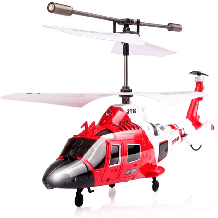 Syma S111G Helicopter - 3.5CH 6-Axis Gyro RC, Ready to Fly - Perfect for Children & Beginners to Enjoy Indoor Flying