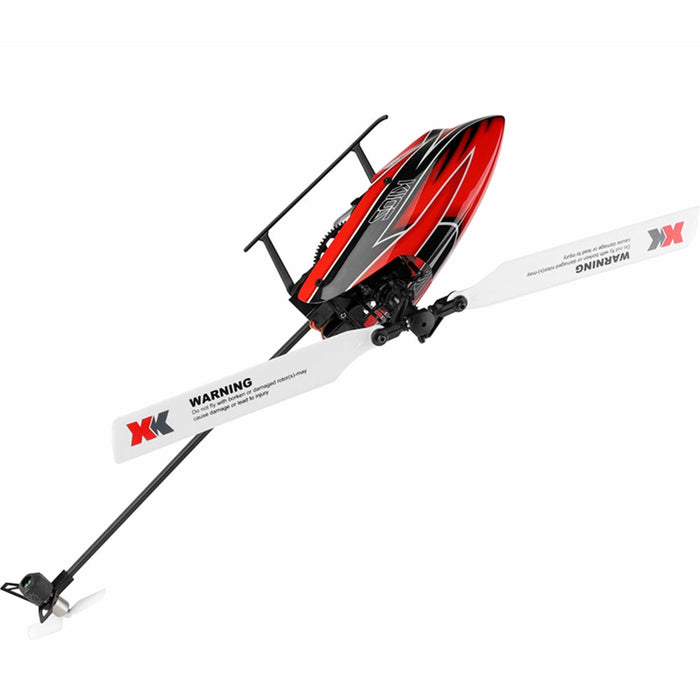 XK K110S 6CH Helicopter - Brushless 3D6G System, RTF Mode 2, FUTABA S-FHSS Compatible - Perfect for RC Enthusiasts and 3D Flying Beginners