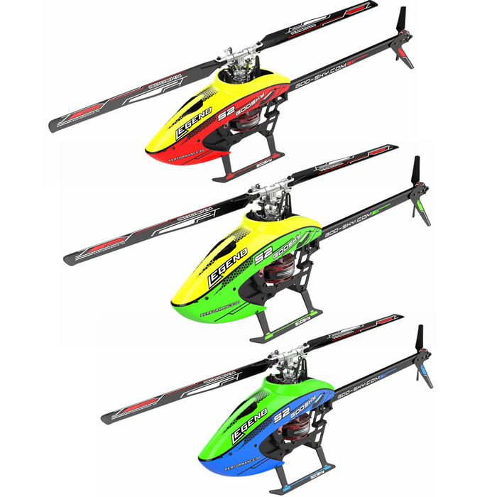 GOOSKY S2 6CH - 3D Aerobatic RC Helicopter with Dual Brushless Direct Drive Motors & GTS Flight Control System - Perfect for Advanced Flying Enthusiasts