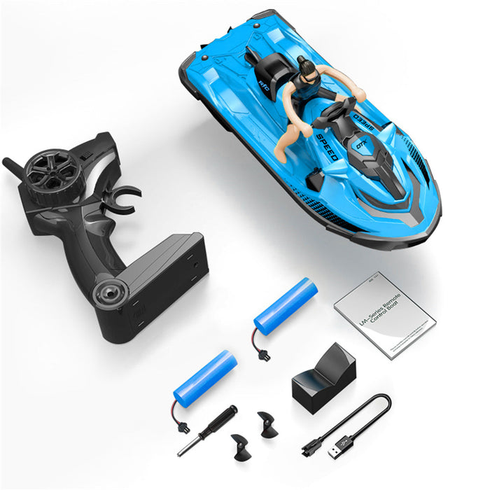 LMRC LM13-D RTR - 2.4G 4CH RC Motorboat, Remote Control Racing Ship, Waterproof Speedboat Toys - Perfect for Water Enthusiasts and Vehicle Model Collectors