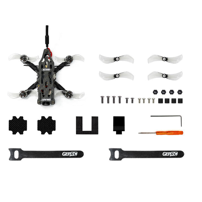 GEPRC SMART16 78mm - 2S Freestyle Analog FPV Racing Drone with Caddx Ant Camera, F411 FC, 12A BLheli_S 4IN1 ESC, 200mW VTX ELRS Receiver - Ideal for Drone Enthusiasts and Racers