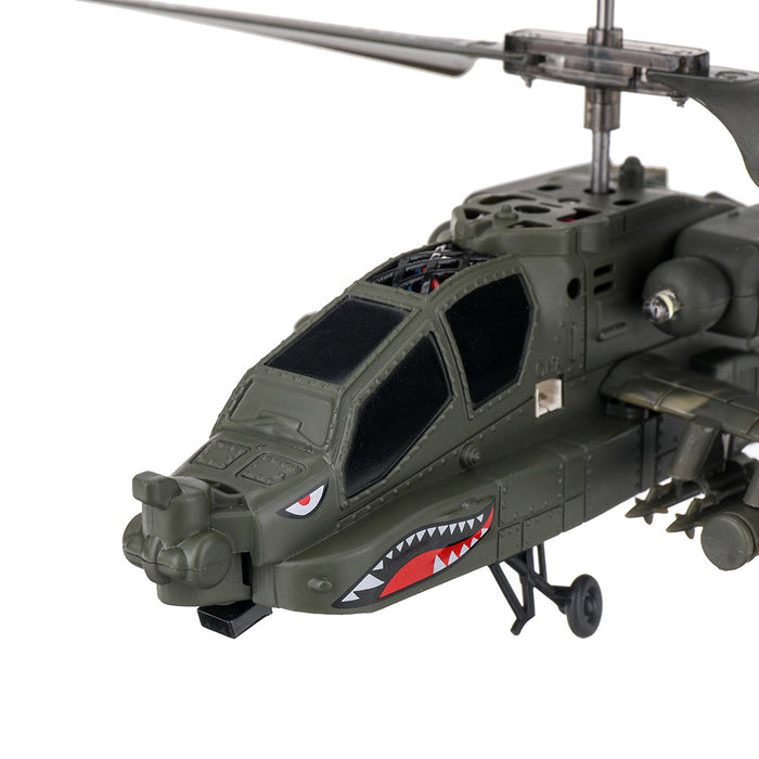 SYMA S109G - 3.5CH Beast RC Helicopter RTF AH-64 Military Model - Perfect Kids Toy for Indoor Flying Action