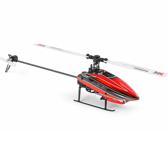 XK K110S 6CH Helicopter - Brushless 3D6G System, RTF Mode 2, FUTABA S-FHSS Compatible - Perfect for RC Enthusiasts and 3D Flying Beginners