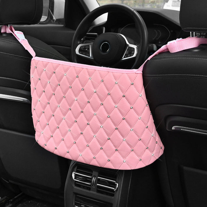 Universal - Car Seat Hanging Bag with Large Capacity, Mobile Phone Handbag Storage - Ideal Container Holder Organizer for Cars