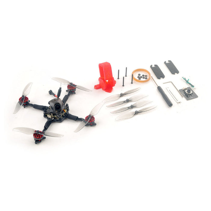 Happymodel Crux3 ELRS 1S - 115mm Wheelbase, 3-Inch F4 Toothpick FPV Racing Drone with 5.8G VTX & Caddx ANT 1200TVL Camera - Ideal for Fast-Paced Drone Races and Enhanced Video Quality