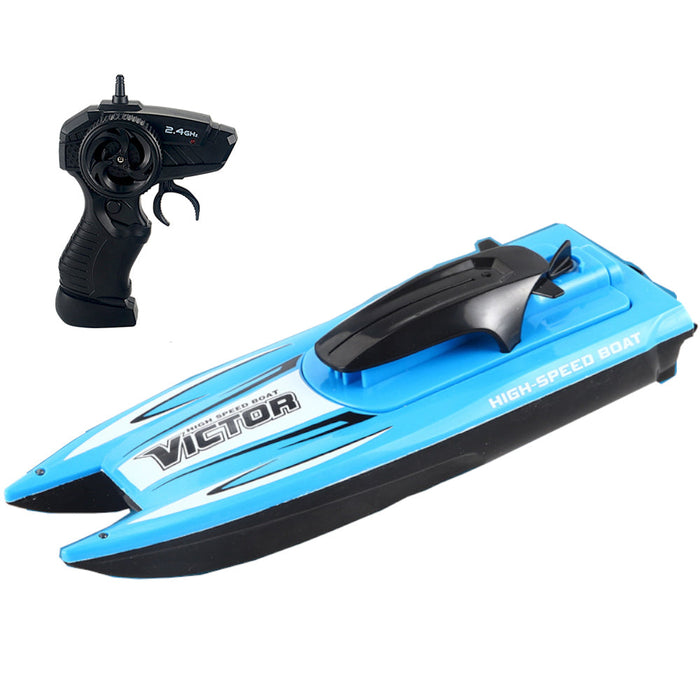 T15 1/47 2.4G RC Boat - Waterproof High-Speed Racing, Rechargeable Electric Radio Remote Control Toys Ship - Ideal Gift for Boys and Children