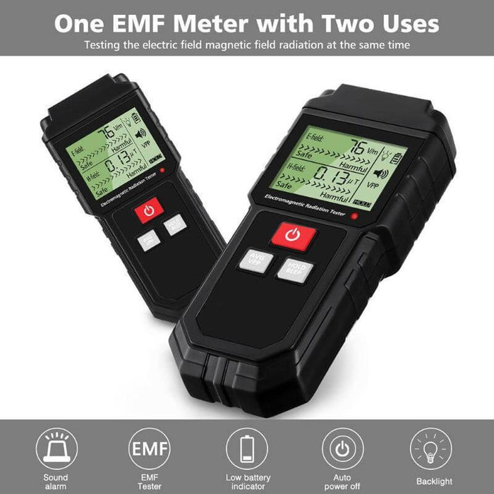 EMF Meter Tool With LCD Display (Electromagnetic Field Radiation)